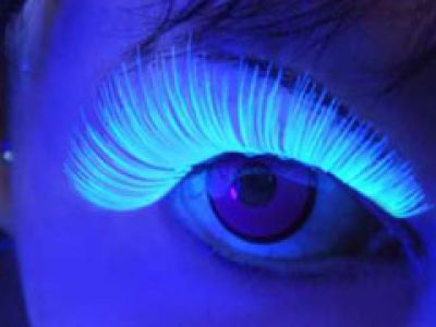 Fluorescencyjne sztuczne rzęsy!